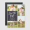 Chic Save The Date 4-Photo Collage Magnet