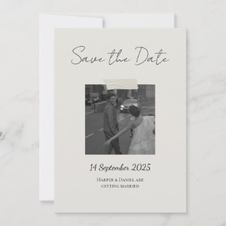 Chic Save The Date Card with personal touch