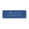 Chic Script Classic Blue Wedding Return Address