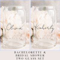 Chic Script Monogram Bachelorette Party