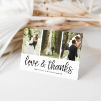 Folded Thank You Card