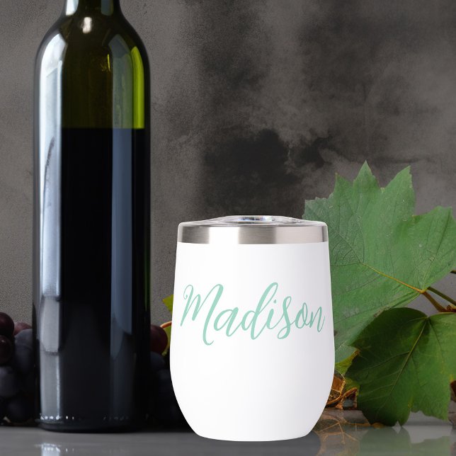 Chic Seafoam Green Personalised Name (Creator Uploaded)