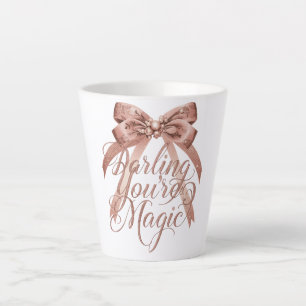 Chic Self Love and Empowerment Message Latte Mug