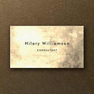 Chic Sepia Grunge Flash of Light Abstract Art Business Card