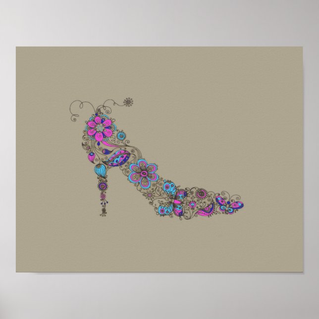 Chic Shoe - 11x14 Poster / Change 2 Canvas (Front)