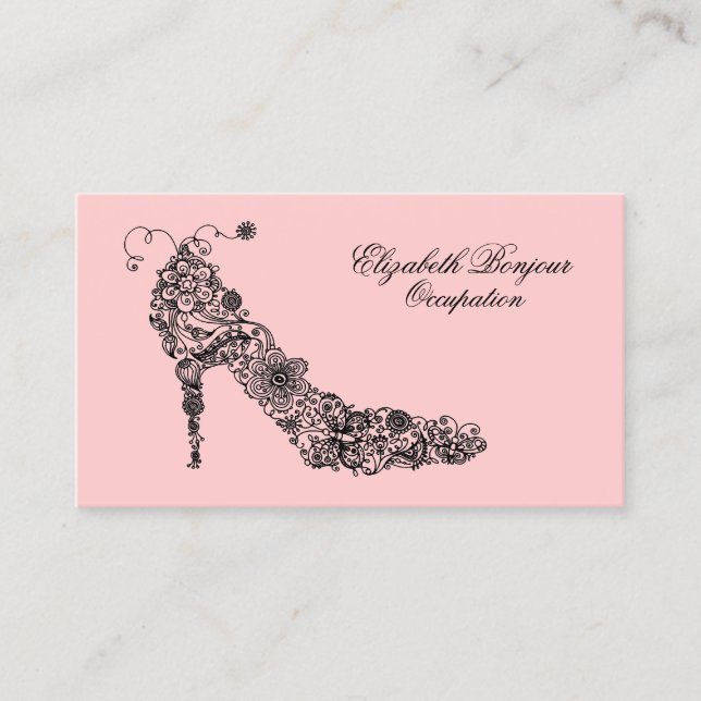 Chic Shoe ~  Business Card (Front)