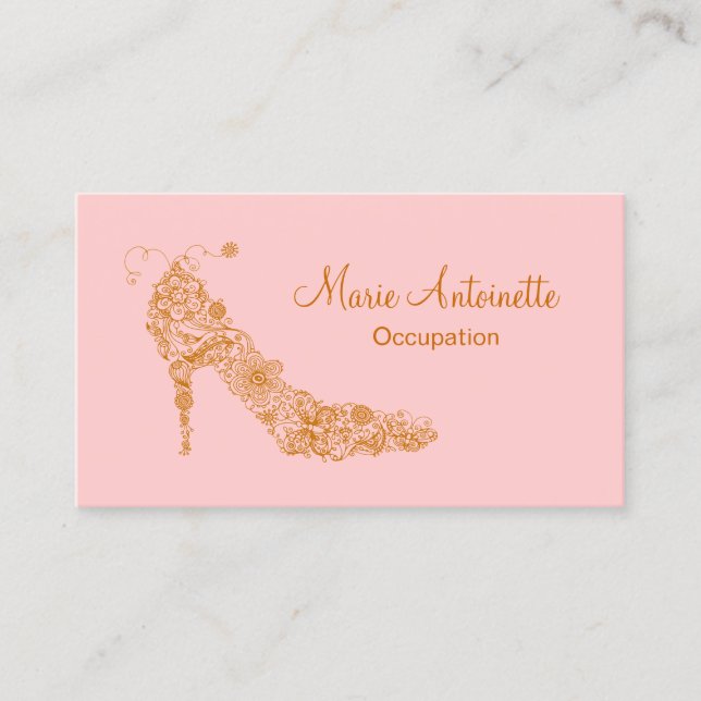 Chic Shoe ~ Business Card (Front)