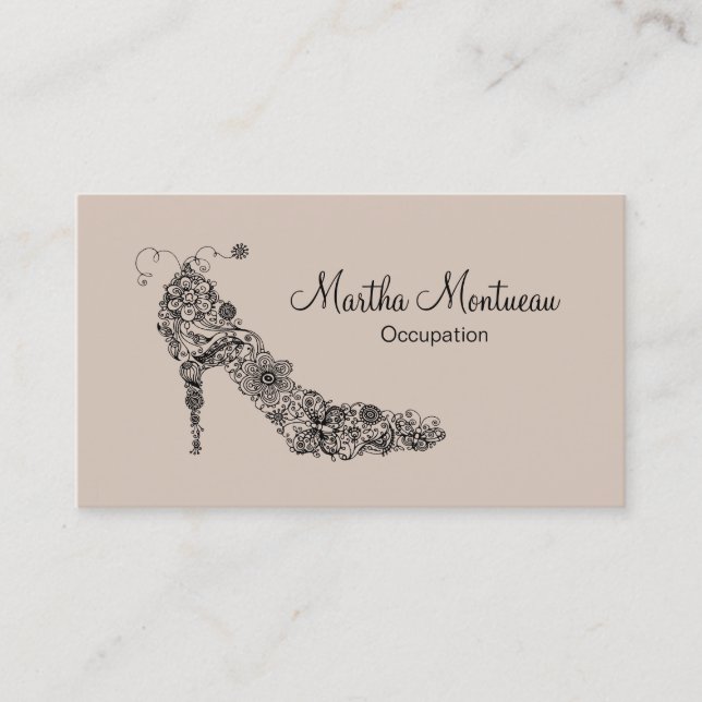 Chic Shoe ~ Business Card (Front)