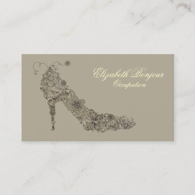 Chic Shoe ~ Business Card (Front)