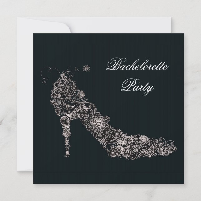 Chic Shoe ~ Invitations (Front)