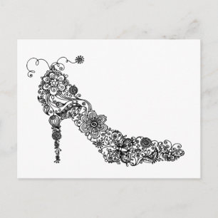 Chic Shoe ~ Postcard