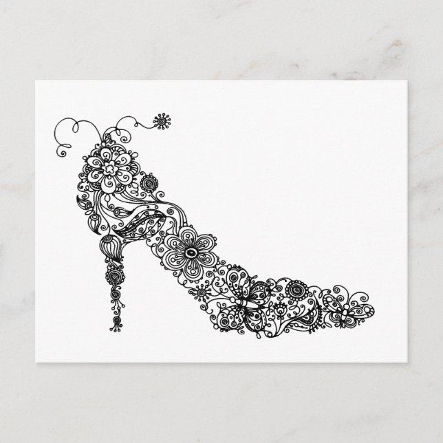 Chic Shoe ~ Postcard (Front)