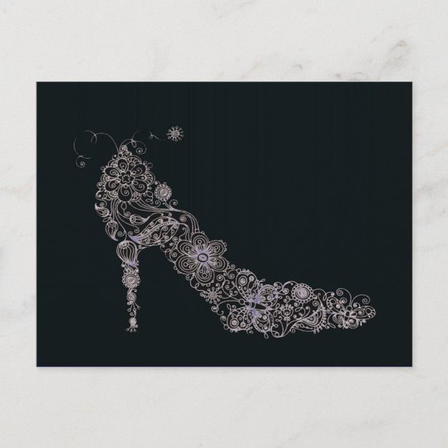 Chic Shoe ~ Postcard / Invitation / RSVP (Front)