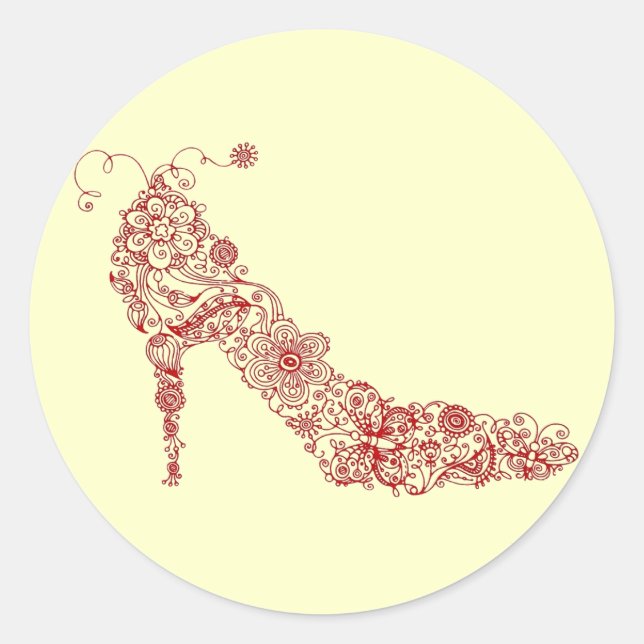 Chic Shoe ~  Stickers (Front)