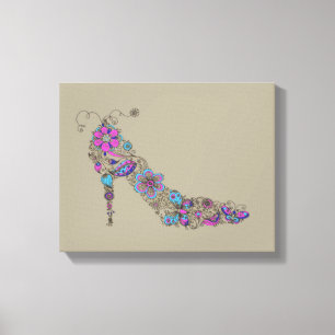 Chic Shoe - Wrapped Canvas