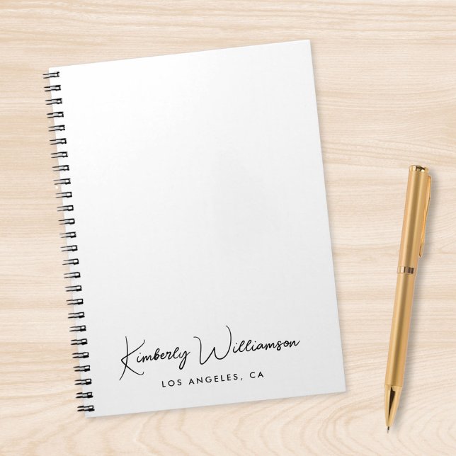 Chic Signature Script Business Notebook (Creator Uploaded)