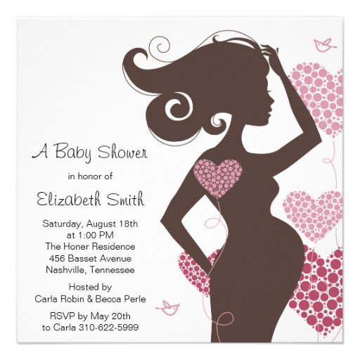 Silhouette Baby Shower Invitations 8