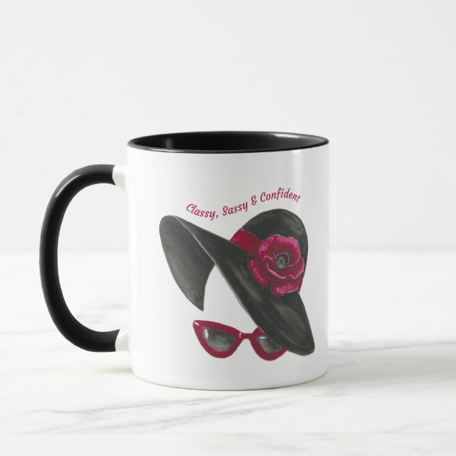 Chic Silhouette Mug (Left)