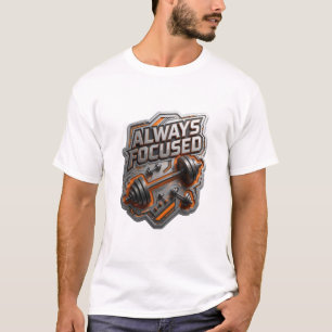 Chic Silver ALWAYS FOCUSED Statement Tee