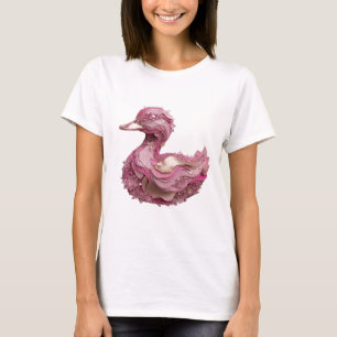 Chic Silver ANIMAL 01 3D Text Art T-Shirt