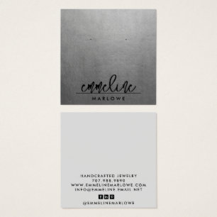 Chic Silver Modern MinimalBlack Earring Jewellery