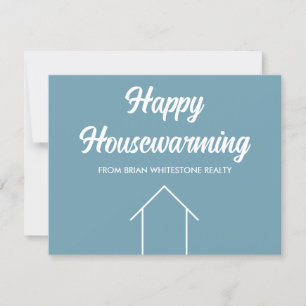 Chic Simple Real Estate Company Custom Marketing Card