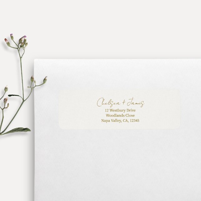 Chic Simple Script Welcome Wedding Address (Creator Uploaded)