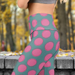 Chic Slate Grey Polka Dot Pattern Yoga Capri Leggings<br><div class="desc">Effortless Style, Timeless Appeal Bring classic charm to your look with these exclusive Polka Dot Capri leggings! Fun and colourful, they combine bold design with exceptional comfort, making them perfect for both workouts and chic casual wear. Whether you’re on the go or relaxing, these leggings add a touch of sophistication...</div>