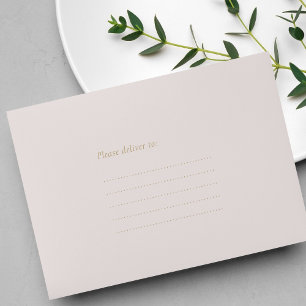 Chic Soft Blush Pink Script Envelope