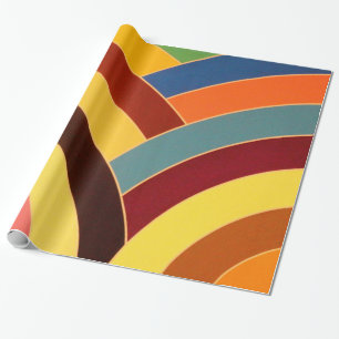 chic sophisticated stylish chevrons wrapping paper