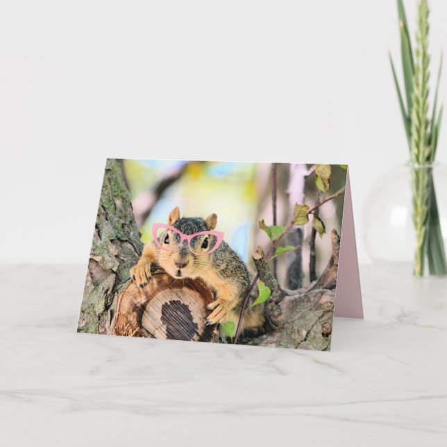 Chic squirrel card (Front)