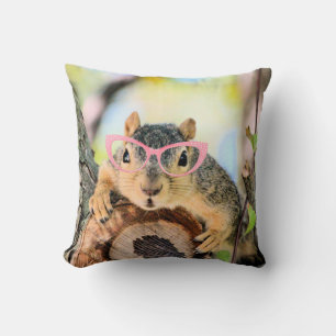 Chic squirrel cushion