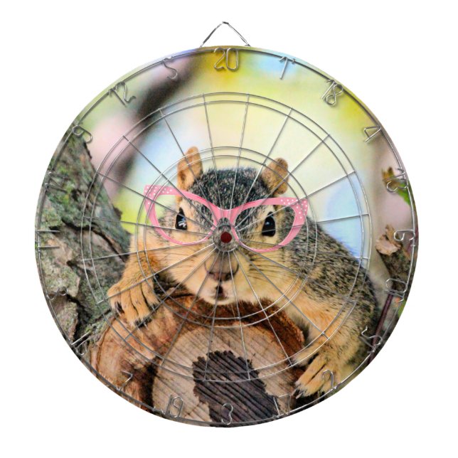 Chic squirrel dartboard (Front)