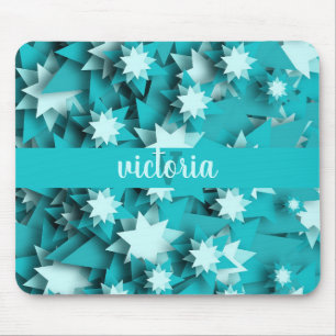 Chic Stars Monogrammed Mouse Mat