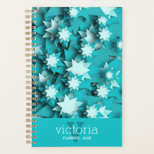 Chic Stars Monogrammed Planner