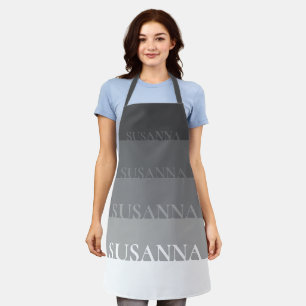 Chic Striped Personalised Apron