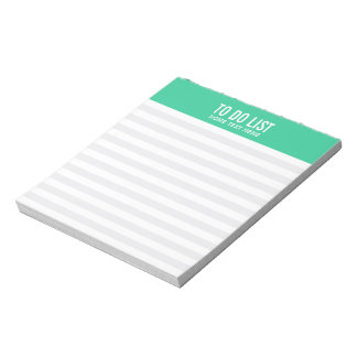 Chic Stripes (Blue) Notepad