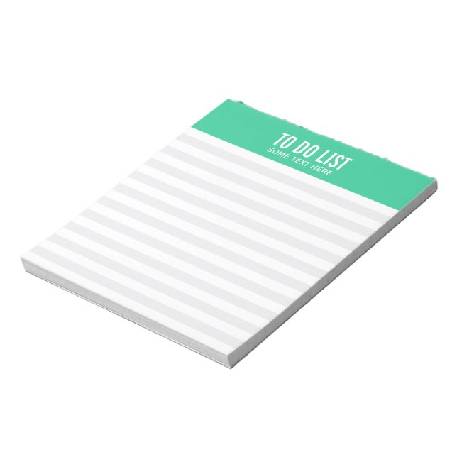 Chic Stripes (Blue) Notepad (Rotated)