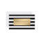 Chic Stripes in Gold | Business Cards