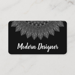 Chic Style Pattern Rustic Business Card