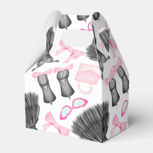 Chic Stylish Girly High Heels Fashion Pattern Favour Box