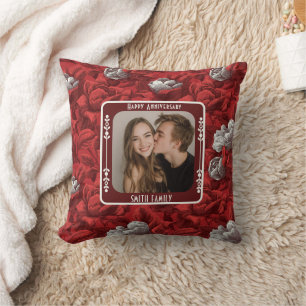 Chic Stylish Relationship Throw Pillow
