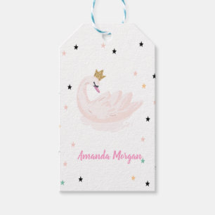 Chic Swan, Stars, Princess  Gift Tags