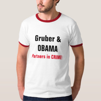 CHIC T-SHIRT_ "Gruber & OBAMA" T-Shirt