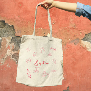Chic 'That's Amore' Italian-Themed Customisable  Tote Bag