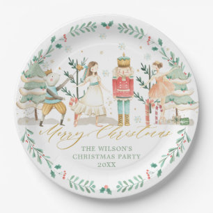 Chic The Nutcracker Ballet Merry Christmas Party  Paper Plate