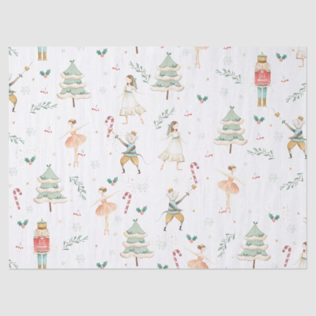 Chic The Nutcracker Christmas Ballet Decoupage Tissue Paper (Front)