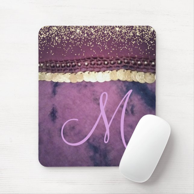 Chic Tie Dye Monogram Gypsy Scarf         Mouse Mat (With Mouse)