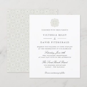 Chic Tiles  elegant timeless budget wedding 