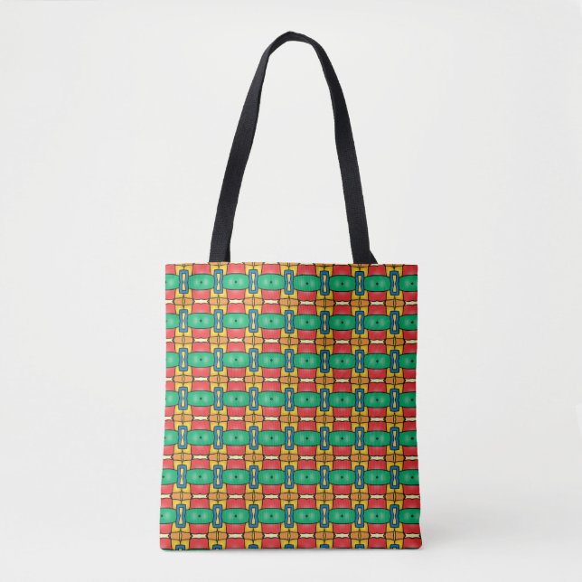 Chic Totes: Trending All-Over Printed Designs Tote Bag (Front)